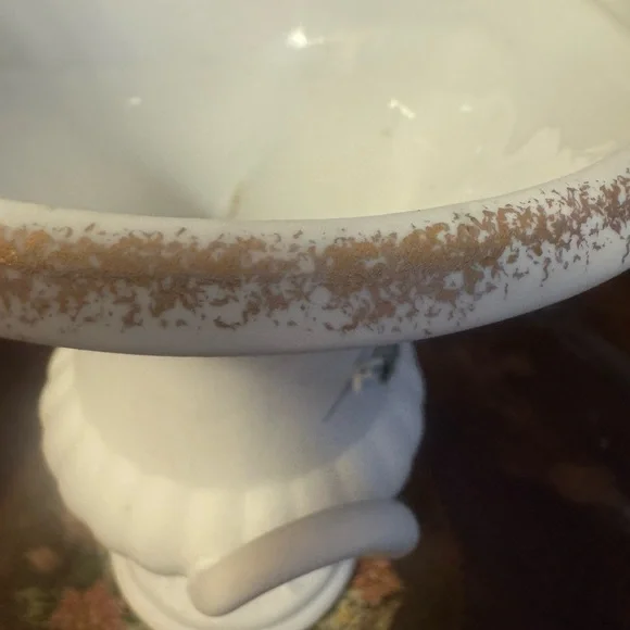 vintage Lefton China handled vase, model #1776, - Picture 5 of 10